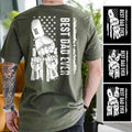 Personalized Dad Raised Fist Bump T-Shirt, Custom Kid Names Gift For Daddy, Best Dad Ever Shirt Classic Cotton Hoodie,...