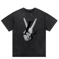 Personalized Gesture Washed T - shirt, Unlock a New Fashion Pose Hoodie, Sweatshirt | RetroVerseTees.com