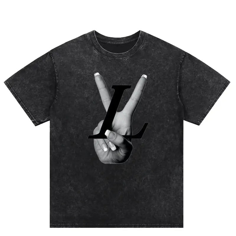 Personalized Gesture Washed T - shirt, Unlock a New Fashion Pose Hoodie, Sweatshirt | RetroVerseTees.com