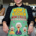 Personalized Gifts For Mom Aprons Mom's Rules T-Shirts, Hoodie, Sweatshirt | RetroVerseTees.com