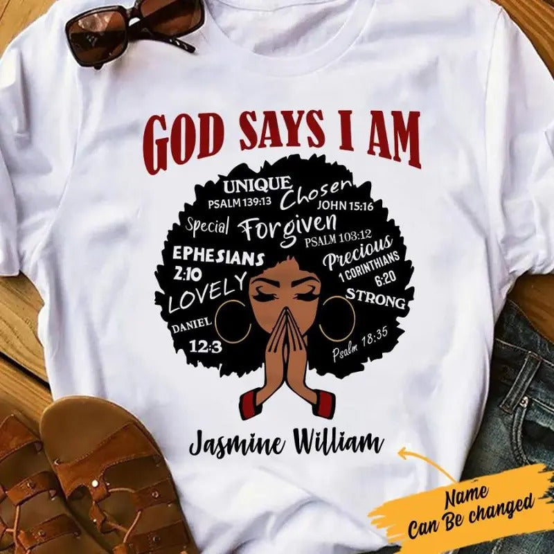 Personalized God Says BWA T Shirt JL311 85O57 Hoodie, Sweatshirt | RetroVerseTees.com