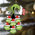 Personalized Gr.nch Family Name Christmas 2024 Tree Acrylic Ornament, Custom Kids Name Ornament, Gift For Grandma,...