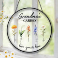 Personalized Grandma's Garden Gift For Grandma, Mother's Day Gift For Grandma, Nana Birth Month Flower Stain Glass...