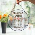 Personalized Grandma's Garden Gift For Grandma, Mother's Day Gift For Grandma, Nana Birth Month Flower Stain Glass...