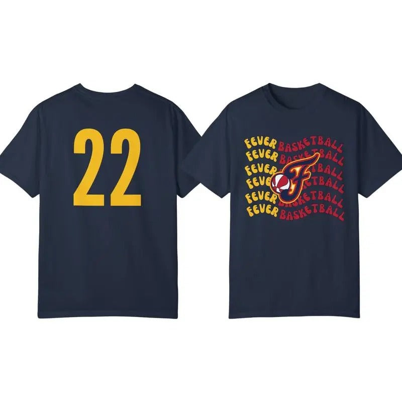 Personalized Indiana Fever Tee Shirt - Women'S Basketball Fan Apparel - Vintage Style T-Shirt - Wnba Tee Shirt