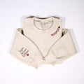Personalized Mama Embroidered Sweatshirt With Kids Names On Sleeve, Personalized Mom Embroidery Crewneck, Birthday Mommy...