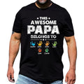 Personalized Papa Shirts for Men, Grandpa Shirt, Grandpa Gifts