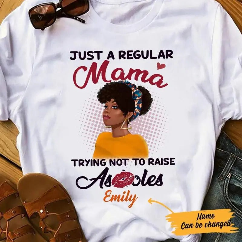 Personalized Regular BWA Mom T Shirt AG82 29O57 Hoodie, Sweatshirt | RetroVerseTees.com