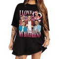Personalized Swoosh Love My Girlfriend Shirt with Custom Photo Menswear Top Hoodie, Sweatshirt | RetroVerseTees.com