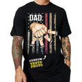 Personalized TNF Day Gift for Dad, Fist Bump Dad T-Shirt 100% Cotton Men'WB shield T-Shirts Comfy Menswear Hoodie, Sweatshirt