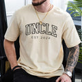 Personalized Uncle Shirt, Uncle Est 2024 Tshirt, Custom Uncle, Pregnancy Announcement for Uncle, Gift for Uncle, Father's...