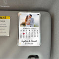 Personalized Wedding Car Visor Clip with Photo Gifts, Custom Wedding Gift, Wedding Keepsake, Newlywed Gift, Gift For...