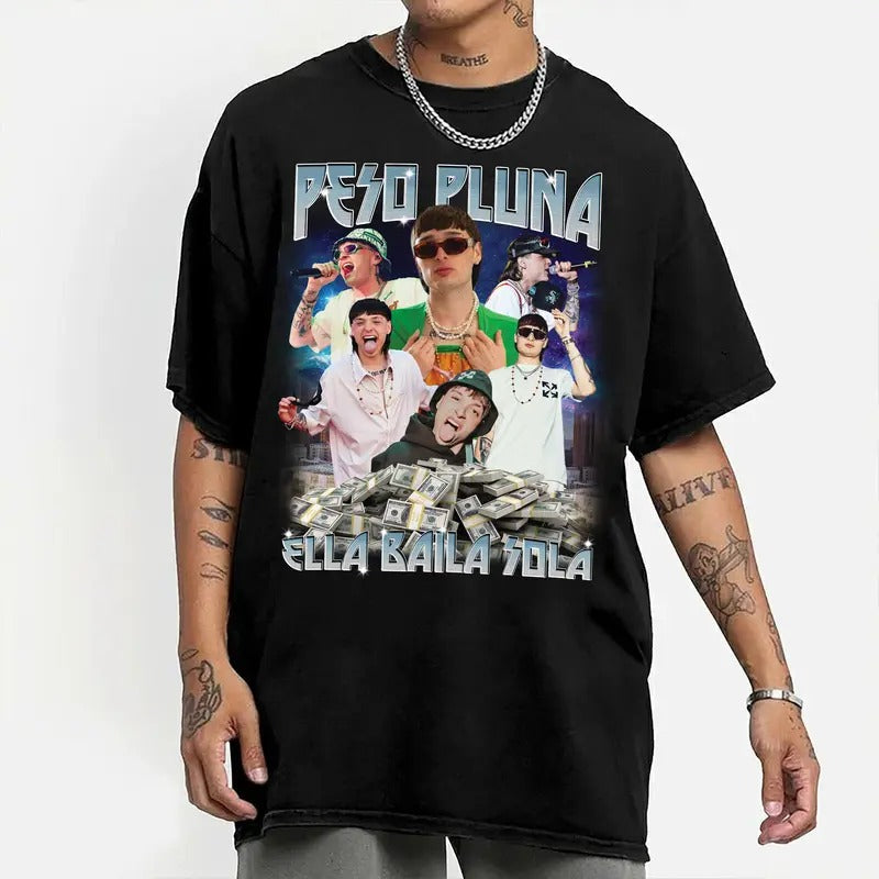 Peso Pluma Graphic Tee, 90s Bootleg style, Vintage Tee Hoodie, Sweatshirt | RetroVerseTees.com