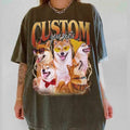 Pet Custom Vintage Washed Shirt, Custom Cat Graphic Unisex T-Shirt, Dog Bootleg Retro 90's Tee Gift For Her Top...