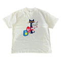 Pete the Cat Playing Guitar Shirt, Baby Tee Graphic Shirt - Y2k Graphic Tees