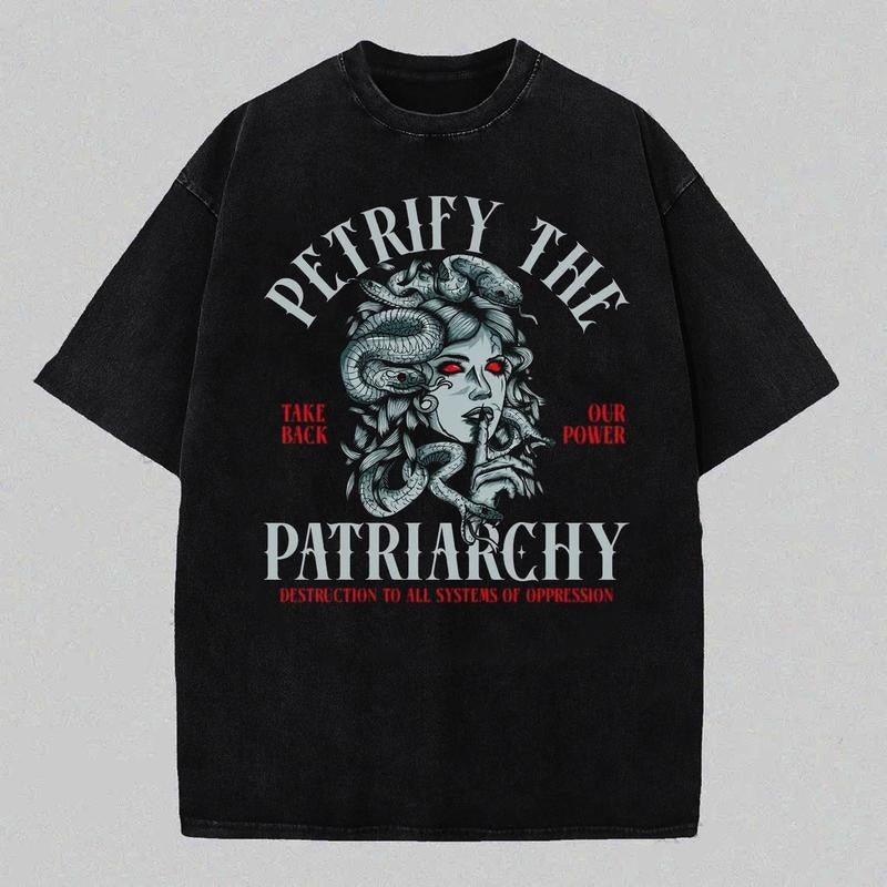 Petrify The Patriarchy Shirt, Medusa Shirt, Smash The Patriarchy Tshirt, Feminist Shirt, Womens Rights Shirt, Gift for...