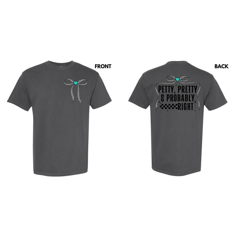 Petty Pretty Comfort Colors T-Shirt Hoodie, Sweatshirt | RetroVerseTees.com