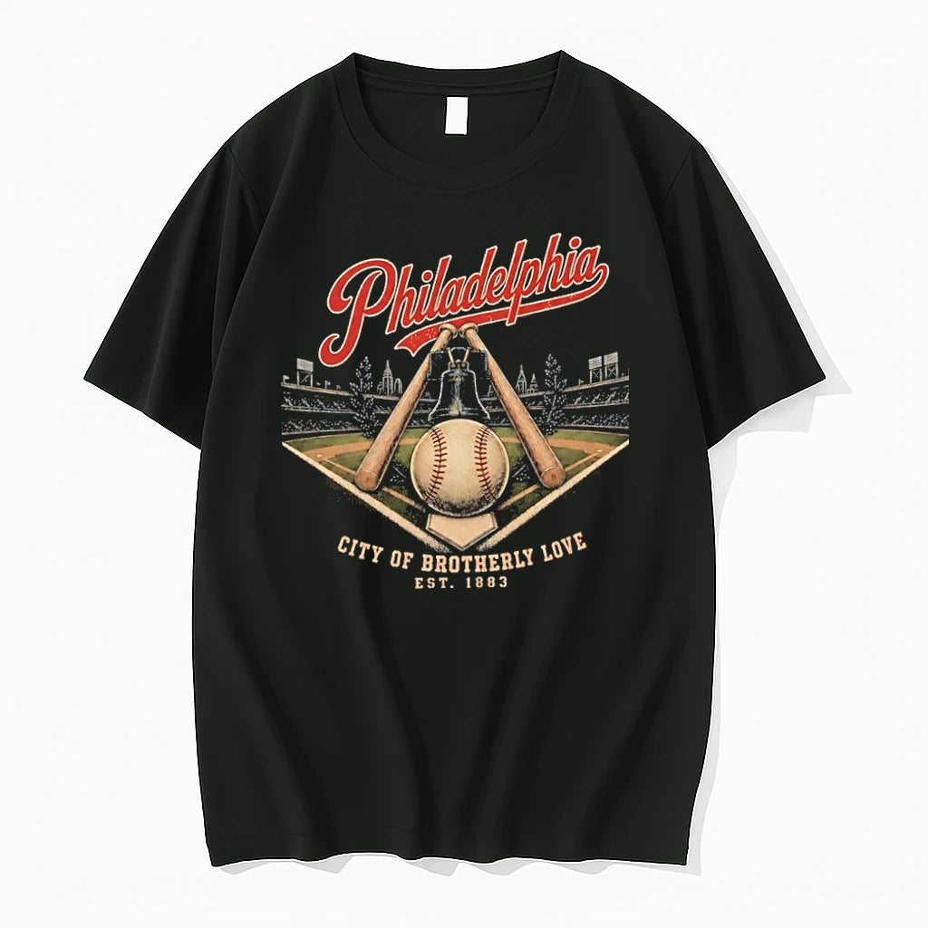 Philadelphia 1883 City Of Brotherly Love Baseball Tshirts Sweater