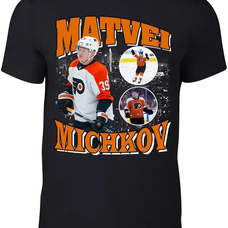 Philadelphia Matvei Michkov Bootleg Style T-Shirt Hoodie, Sweatshirt | RetroVerseTees.com