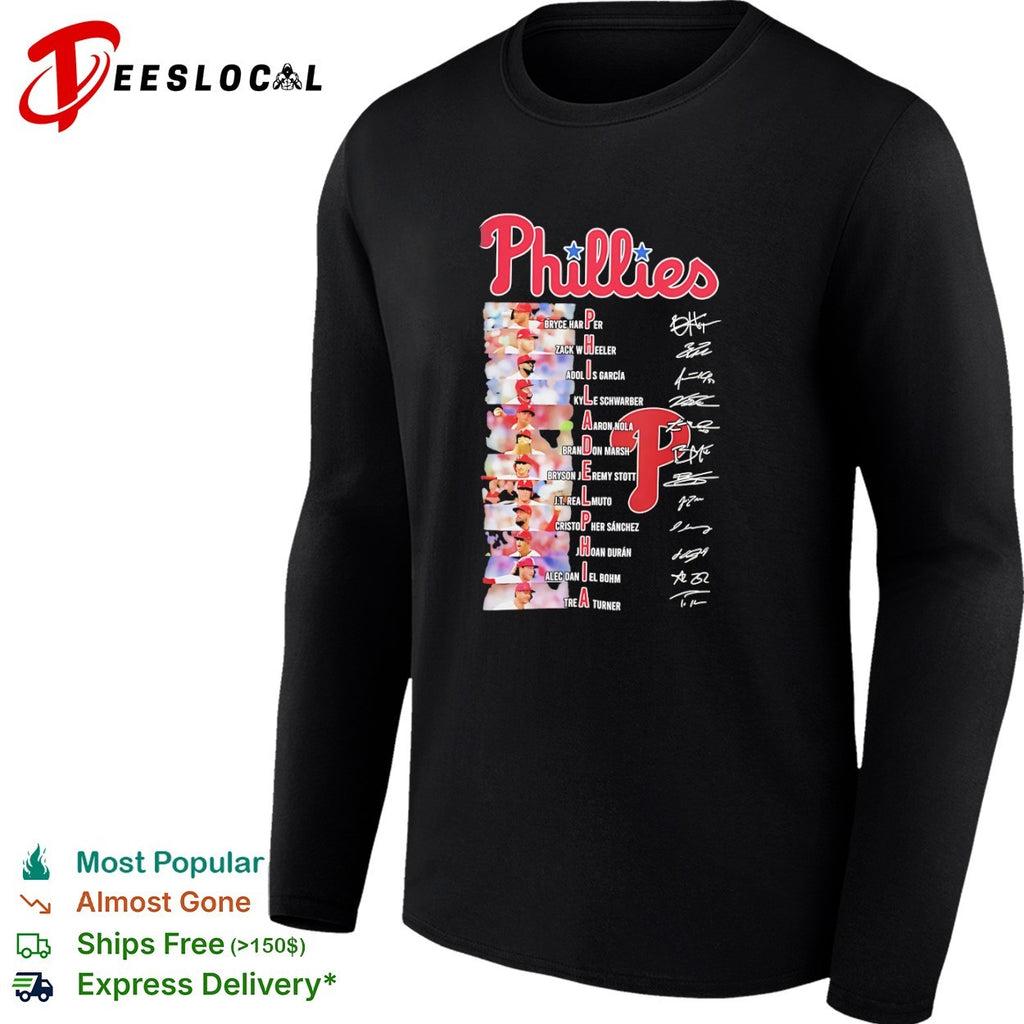 Philadelphia Phillies Players Signature Shirt shirt