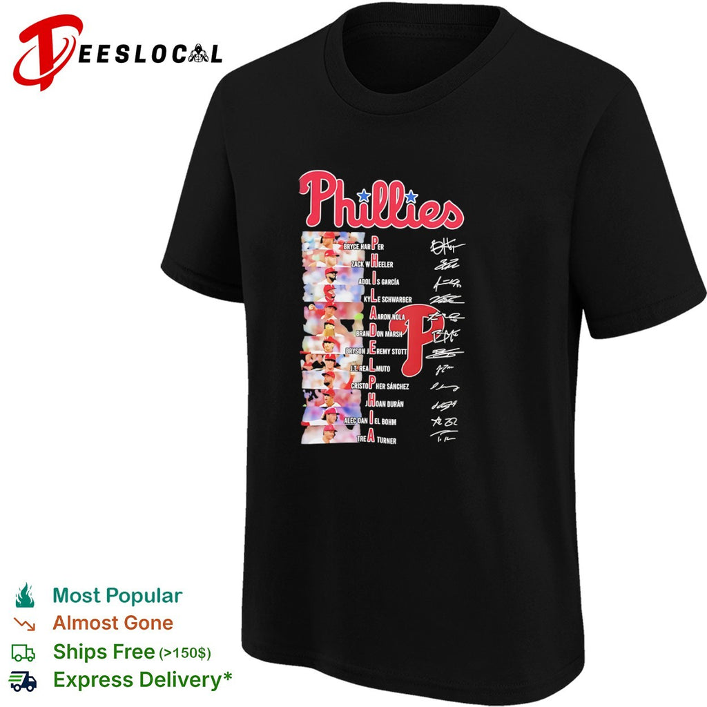 Philadelphia Phillies Players Signature Shirt shirt