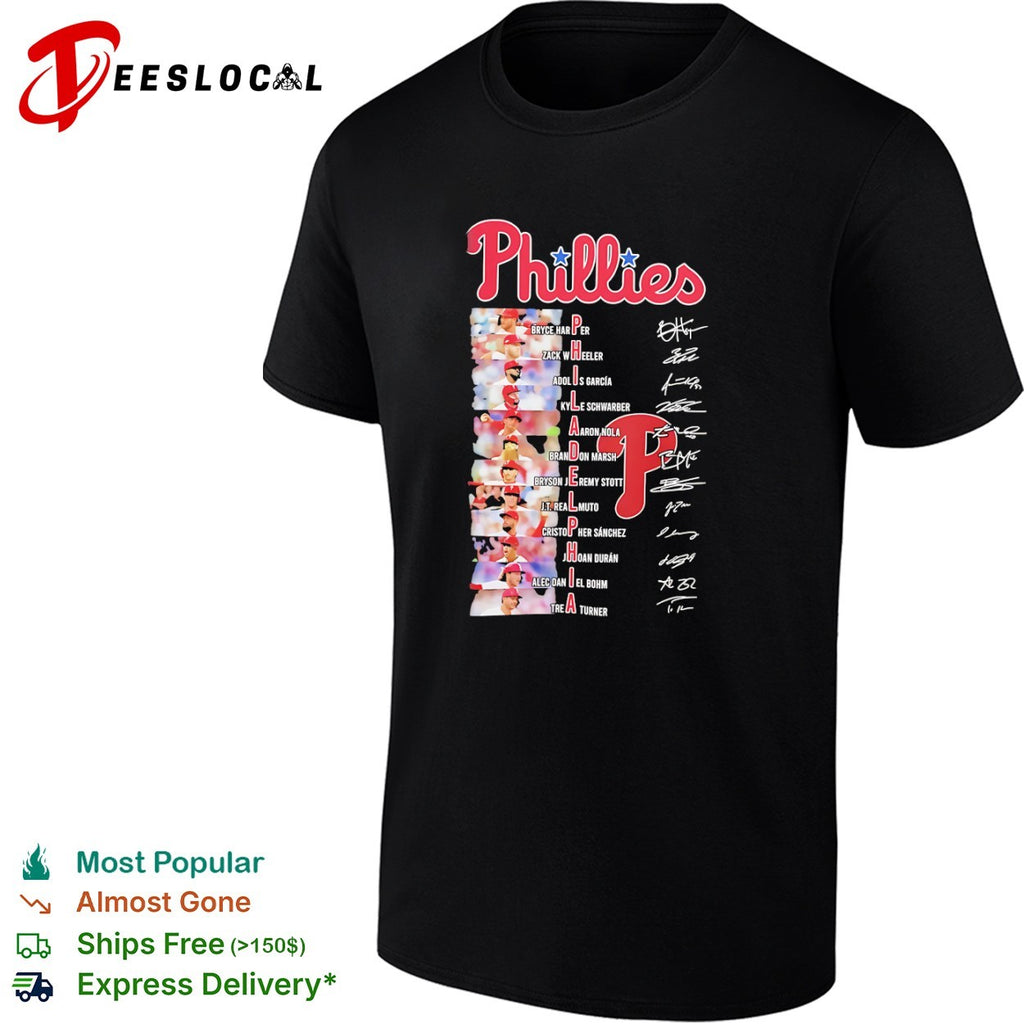 Philadelphia Phillies Players Signature Shirt shirt