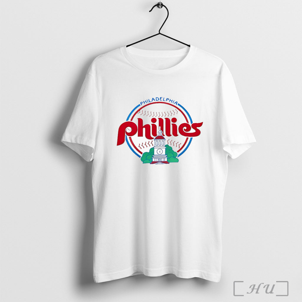 Philadelphia Phillies Throwback Slub Logo T Shirt