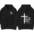 Philippians 4:13 Hoodie Sweatshirt T shirt- Inspiring Christian Design Featuring a Cross and the Scripture "I Can Do All...