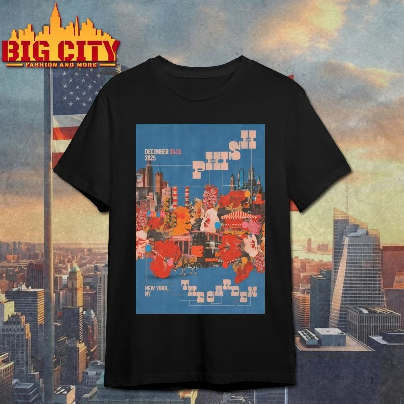Phish Dec 28-31 2025 Madison Square Garden NYC Poster shirt
