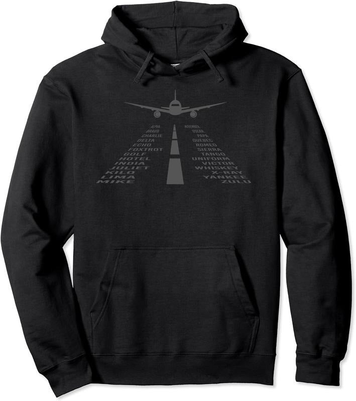 Phonetic Alphabet Shirt | Pilot Airplane Hoodie | Unisex Hooded Sweatshirt | Size S-3XL | RetroVerseTees.com