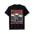Photography Women Focus Pocket monsters What Matters Jesus Christian T-Shirt, Suitable for personality casual round neck...