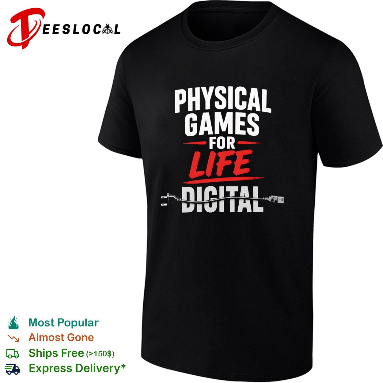 Physical Games for Life Digital Gaming shirt