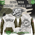 NBA 2025 Armed Forces Day Oklahoma City Thunders Hoodie
