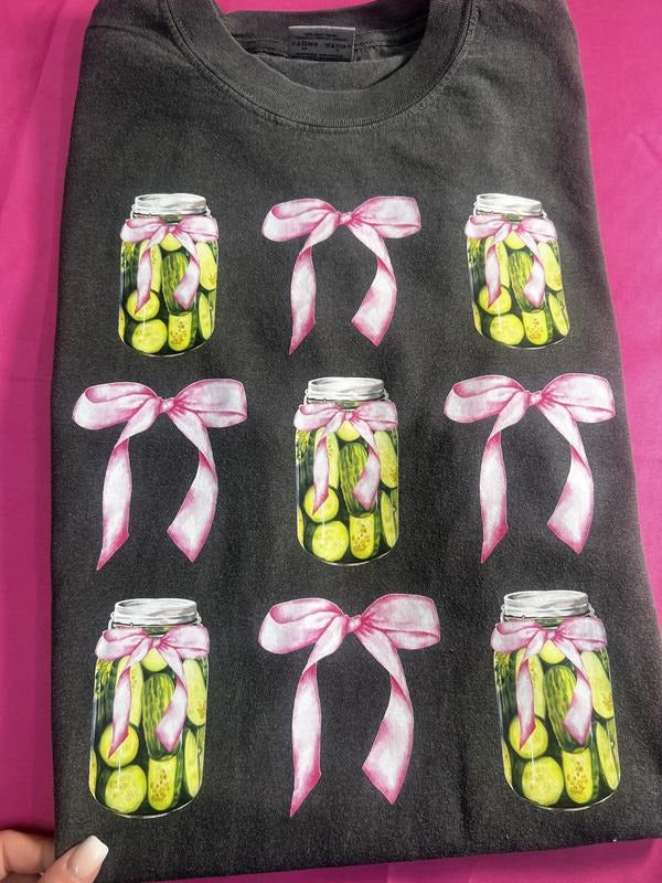 Pickle Coquette Comfort Colors T-Shirt Hoodie, Sweatshirt | RetroVerseTees.com