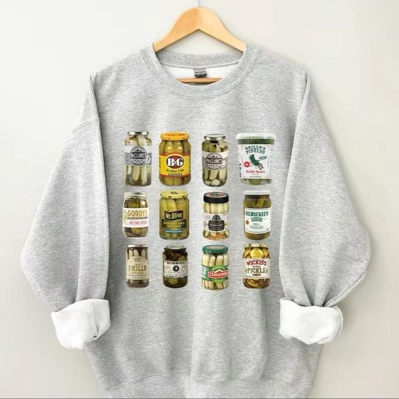 Pickle Jar  Sweatshirt Best Selling Cotton Crewneck Casual Menswear
