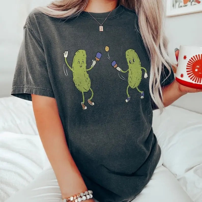 Pickleball Shirt Pickles Playing Pickleball Player Shirt Funny Pickleballer T-Shirt Pickleball Game Gift for Pickleball...