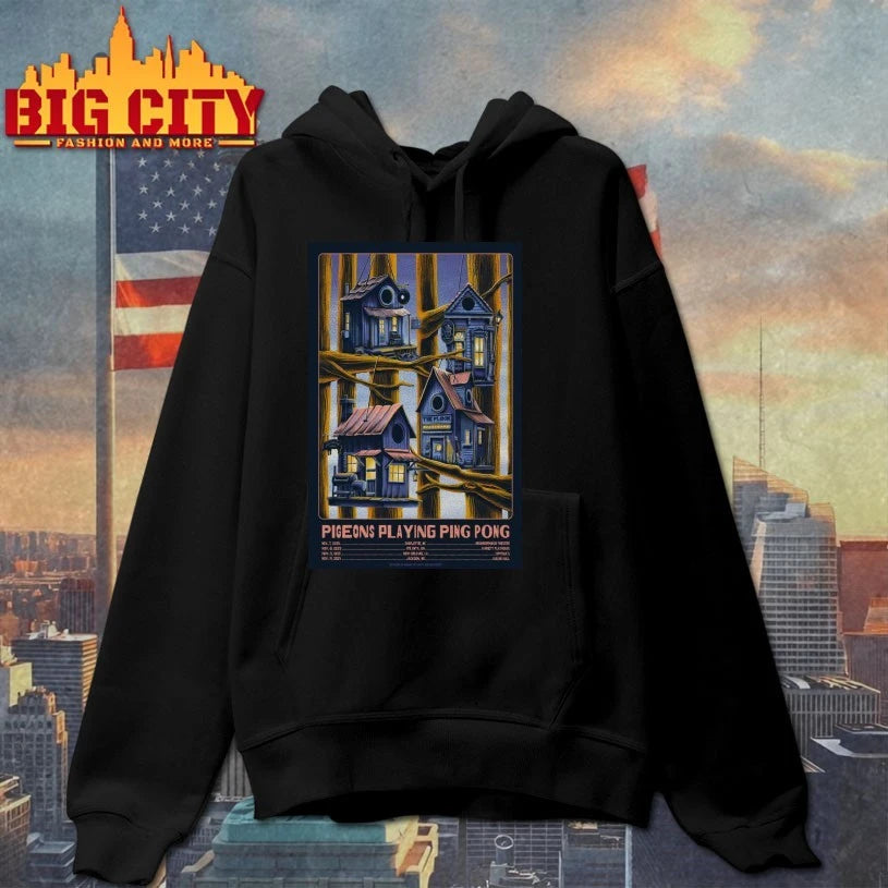 Pigeons Playing Ping Pong November 2025 Tour Poster shirt