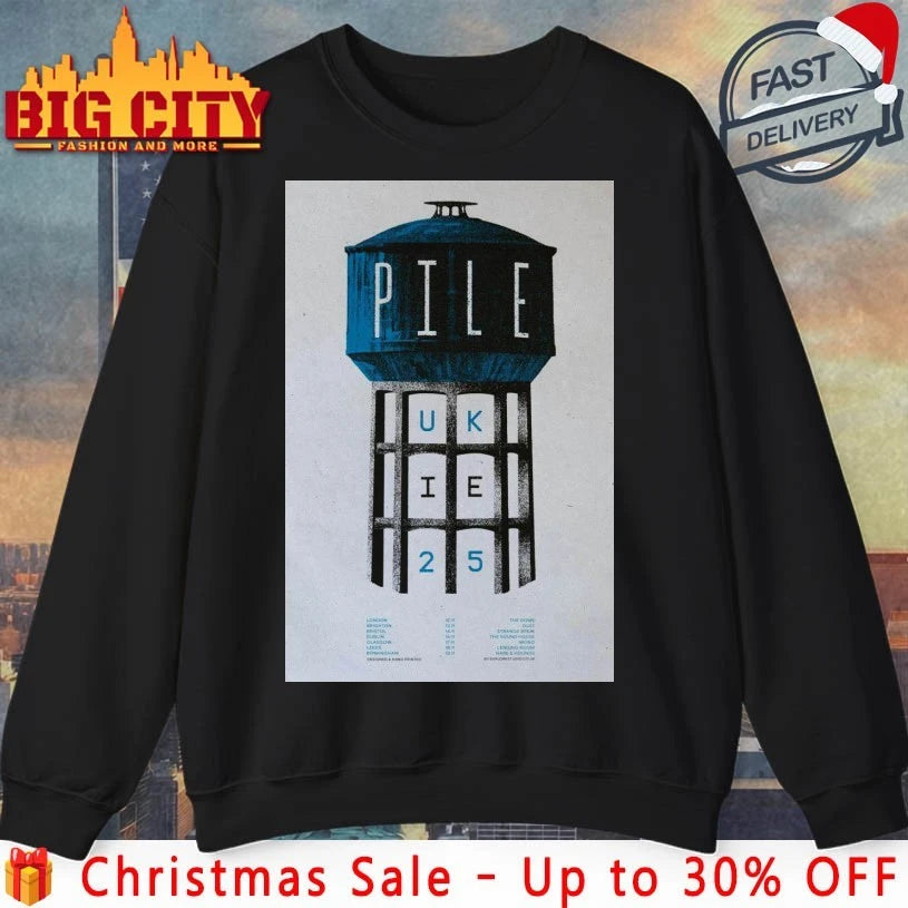 Pile UK &amp; Ireland Tour 2025 Poster shirt