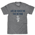 Pillsbury Doughboy "Love Me, Squeeze Me, Take Me Home" T-Shirt - Gray Hoodie, Sweatshirt | RetroVerseTees.com