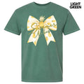 Pineapple Summer Bow Comfort Colors T-Shirt 'NLB' Hoodie, Sweatshirt | RetroVerseTees.com