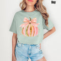 Pink & Gold Pumpkin Comfort Colors T-Shirt 'NLB' Hoodie, Sweatshirt | RetroVerseTees.com