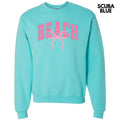 Pink Beach Coquette Sweatshirt 'NLB' T-Shirts, Hoodie | RetroVerseTees.com