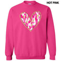 Pink Brushstroke Heart Sweatshirt 'NLB' T-Shirts, Hoodie | RetroVerseTees.com