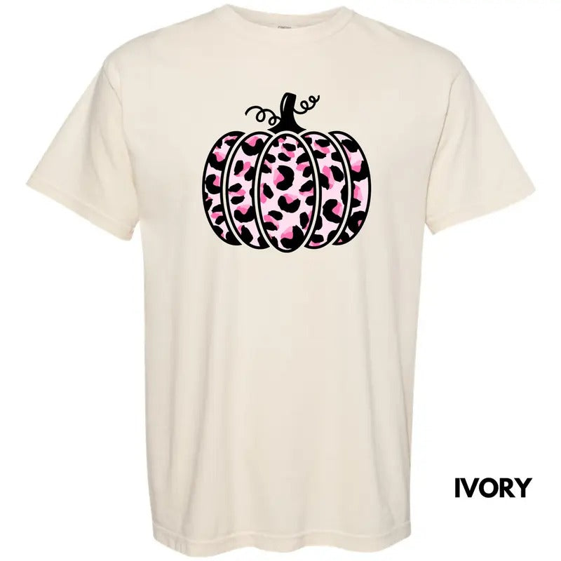 Pink Cheetah Pumpkin Comfort Colors T-Shirt 'NLB' Hoodie, Sweatshirt | RetroVerseTees.com