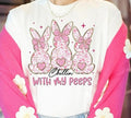 Pink Chillin with my Peeps DTF Transfers - THIS IS NOT A SHIRT Hoodie, Sweatshirt | RetroVerseTees.com