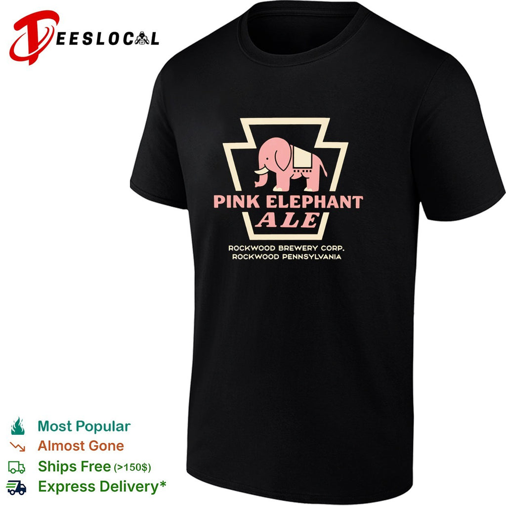Pink Elephant Ale Rockwood Brewery Corp Pennsylvania shirt