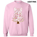 Pink Florals Christmas Tree Sweatshirt 'NLB' T-Shirts, Hoodie | RetroVerseTees.com