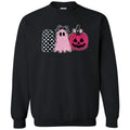 Pink Ghost BOO Patch Sweatshirt T-Shirts, Hoodie | RetroVerseTees.com