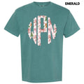 Pink Gingerbread Bow Monogram Comfort Colors T-Shirt 'NLB' Hoodie, Sweatshirt | RetroVerseTees.com