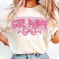 Pink Girl Mama Coquette T-Shirt, Checked Mama T-Shirt, Girly Pink Leopard Mama T-Shirt, Mom Life T-Shirt, Gifts For Mom,...